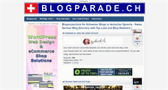 Desktop Screenshot of blogparade.ch